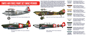 Hataka HTK-AS15 Swiss Air Force Paint Set (WW2 period) (8x17ml) – Bild 2