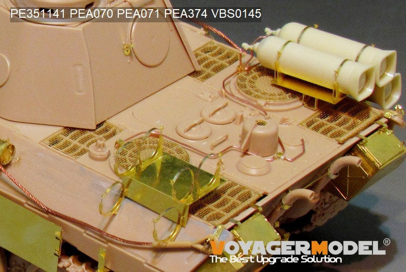 Voyager Model PE351141 WWII German Panther D w/&amp;quot;Stadtgas&amp;quot; Fuel Tanks Basic For TAMIYA 35345 1/35 – zdjęcie 7