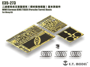 E.T. Model E35-273 WWII German KING TIGER（Porsche Turret）Basic For Meng 1/35 – Bild 3