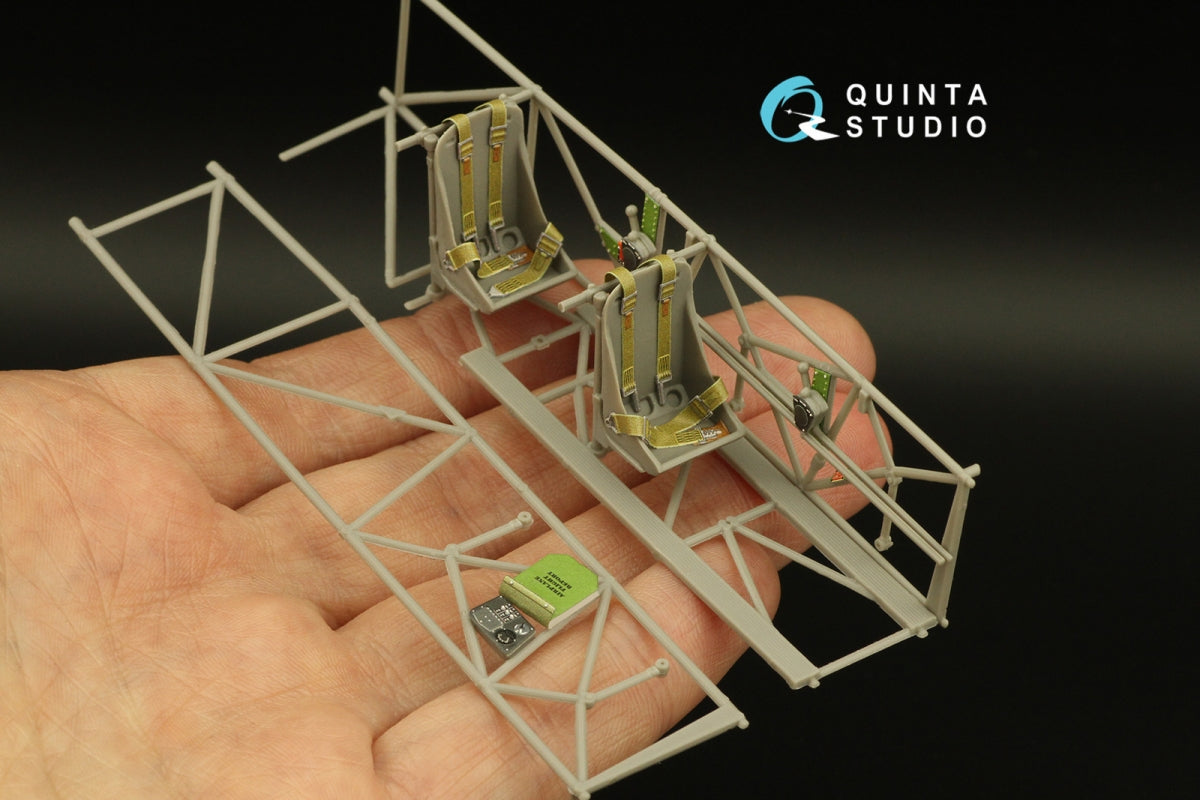 Quinta Studio QD32161 PT-13 Kaydet 3D-Printed &amp;amp; coloured Interior on decal paper (Roden) 1/32 – immagine 6