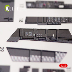 KELIK K48036 EA-18G &amp;quot;GROWLER&amp;quot; INTERIOR 3D DECALS FOR MENG KIT 1/48 – zdjęcie 4