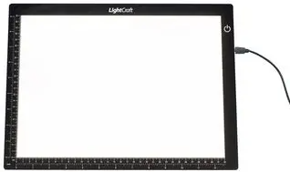 Lightcraft LC2004LED Ultraslim A4 Lightbox / Pulpit podświetlany, typu ultra slim, A4, obszar roboczy 320mm x 230mm, zewnętrzny 360mm x 270mm – Bild 2
