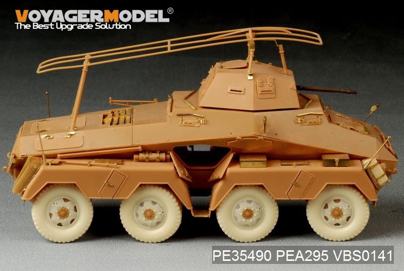 Voyager Model PE35490 WWII German Sd.Kfz.232 8 ROD early version for AFV 35232 1/35 – Bild 10