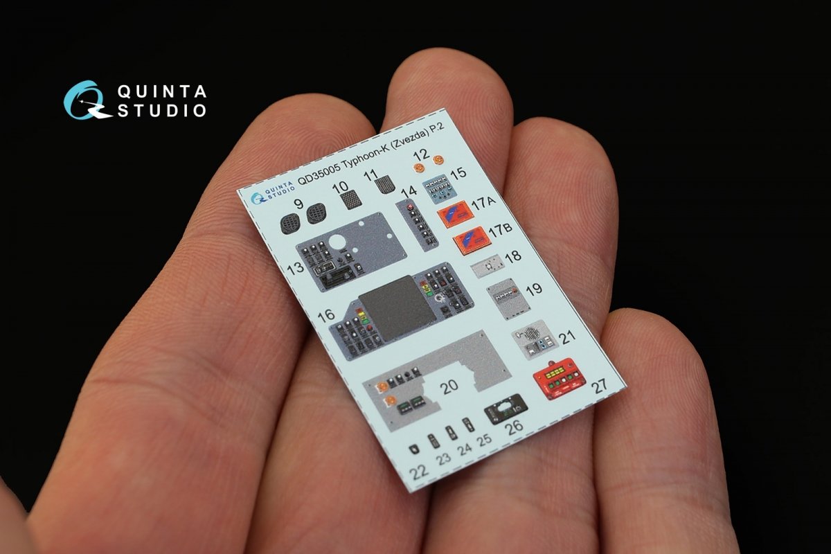 Quinta Studio QD35005 MRAP Typhoon-K 3D-Printed &amp;amp; coloured Interior on decal paper (for Zvezda kits) 1/35 – zdjęcie 7