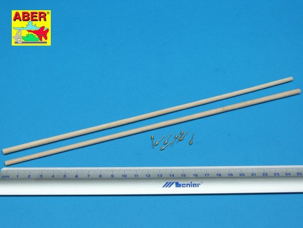 Aber 35D07 Telegraph - pillar set for 4 insulators 1/35 – image 2