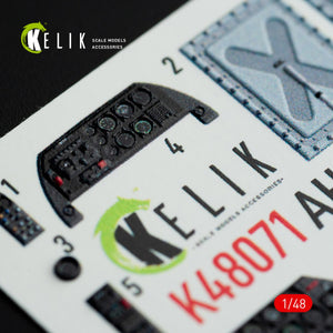 KELIK K48071 AH-1G INTERIOR 3D DECALS FOR ICM/SPECIALHOBBY KIT 1/48 – Bild 6