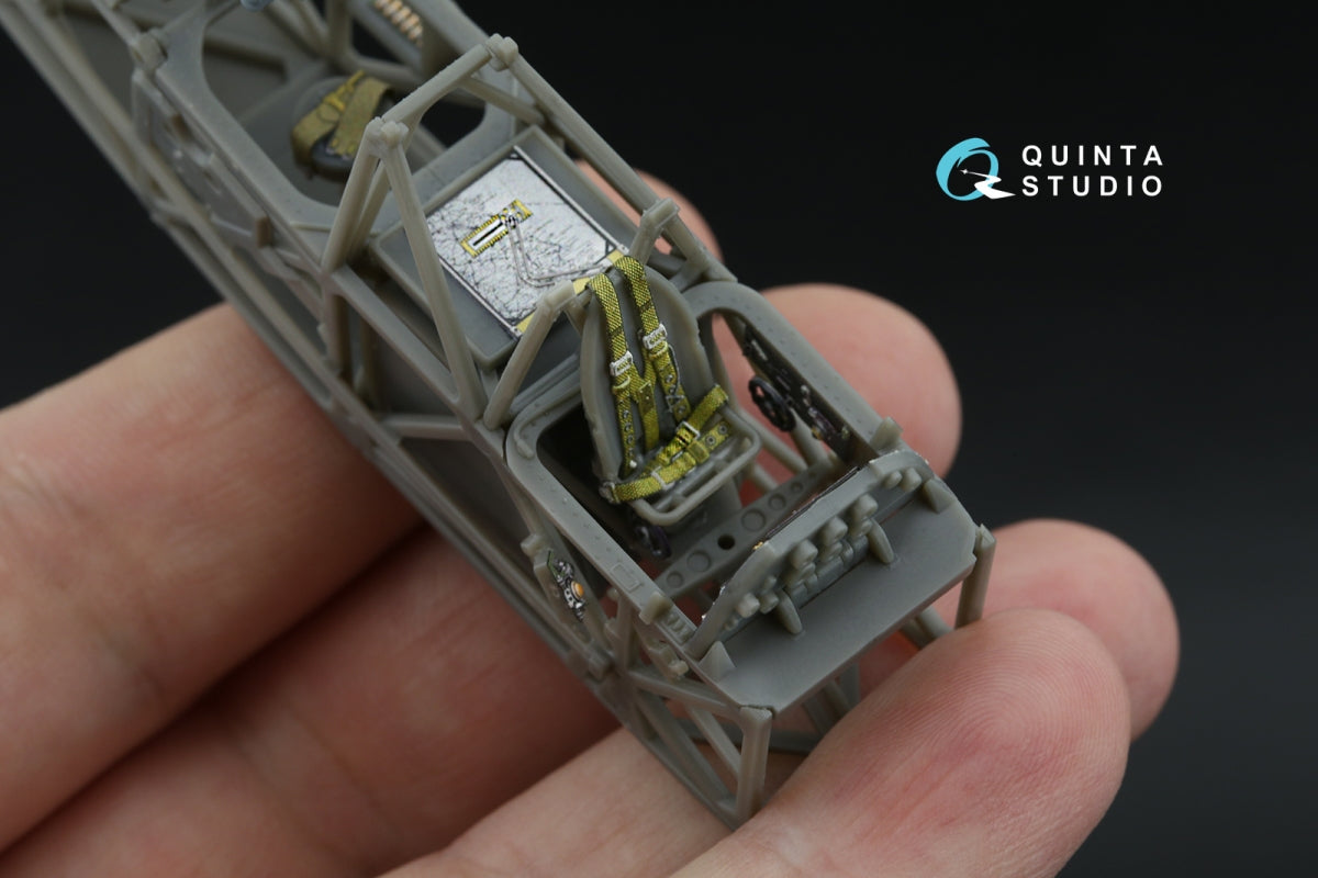 Quinta Studio QD+48582 Westland Lysander Mk.I 3D-Printed &amp;amp; coloured Interior on decal paper (Airfix) (with 3D-printed resin parts) 1/48 – immagine 12