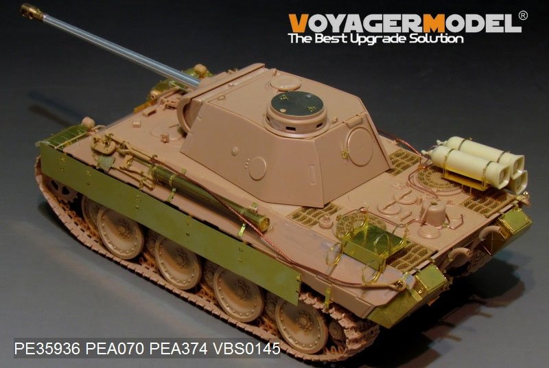 Voyager Model PE35936 WWII German Panther D w/&amp;quot;Stadtgas&amp;quot; Fuel Tanks Basic For MENG TS-038 1/35 – imagen 8