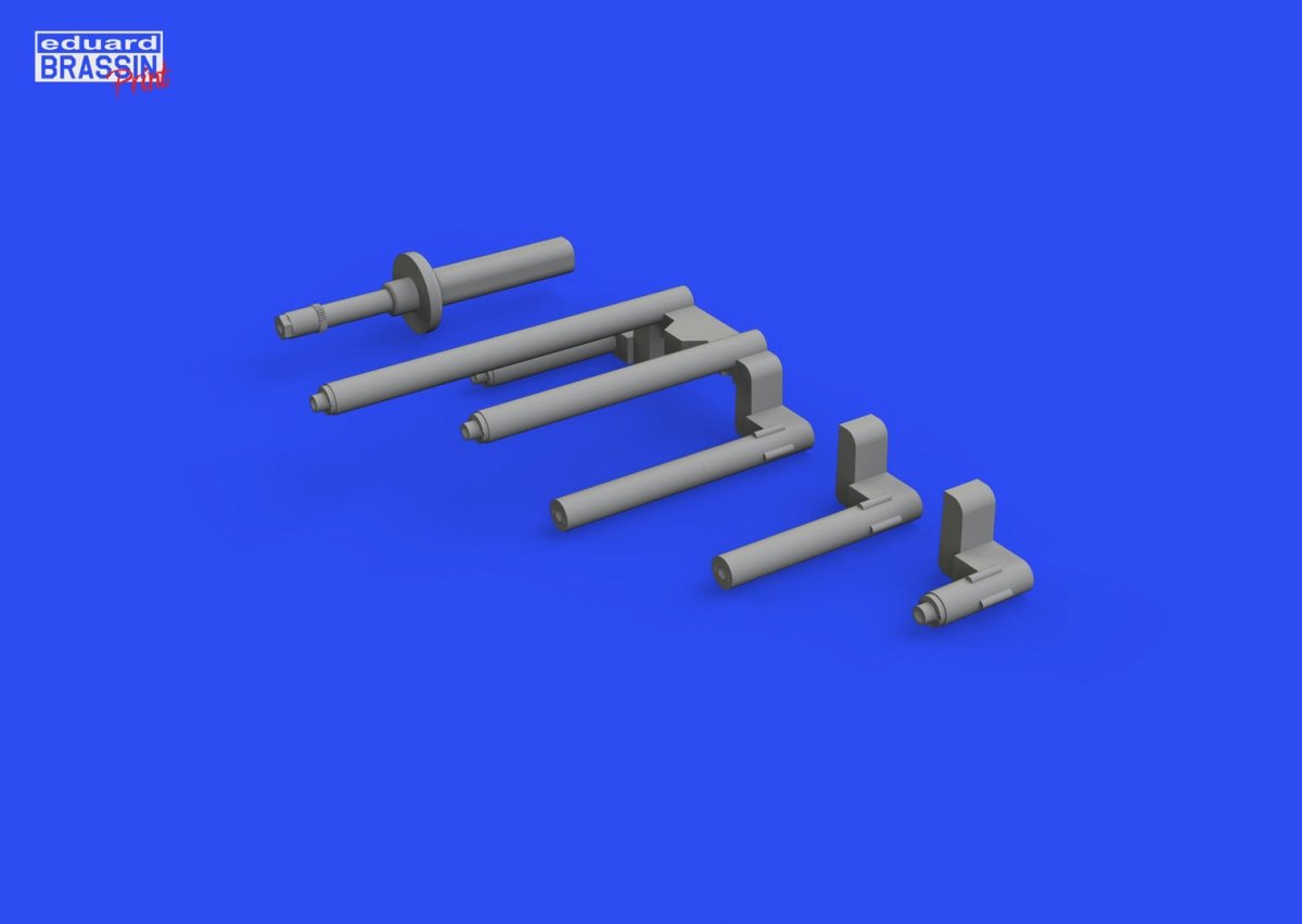 Eduard 648789 P-38J gun barrels PRINT TAMIYA 1/48 – zdjęcie 3