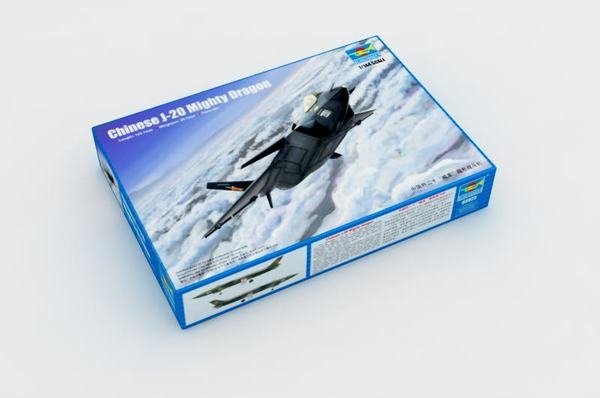 Trumpeter 03923 Chinese J-20 Mighty Dragon 1/144 – immagine 2