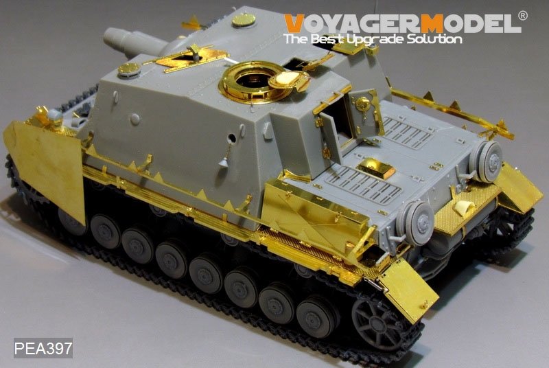 Voyager Model PEA397 WWII German Sturmpanzer IV Brummbar Late Version Side Skirts（For DRAGON 6081) 1/35 – Bild 5