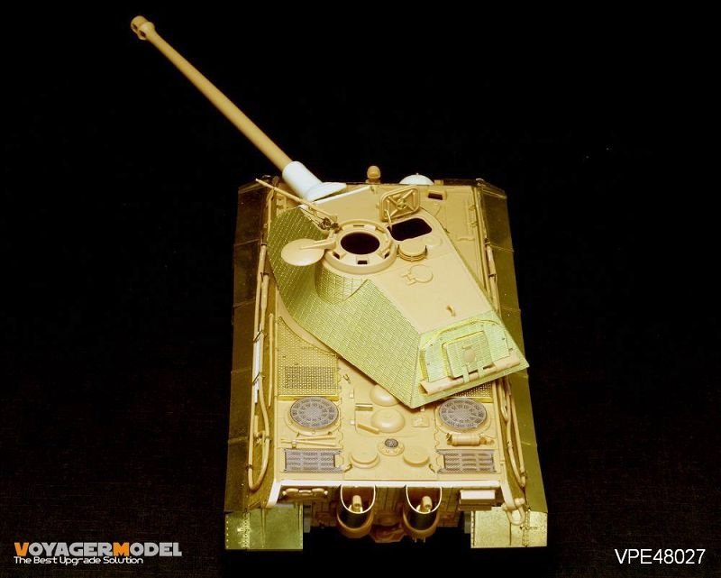 Voyager Model VPE48027 Photo Etched set for KING TIGER porsche (For TAMIYA32539) 1/48 – Bild 3