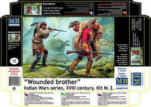 Master Box 35210 Wounded brother. Indian Wars series, XVIII century. Kit No. 2 1/35 – Bild 2