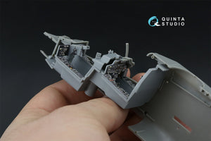 Quinta Studio QD48571 AH-64A 3D-Printed &amp;amp; coloured Interior on decal paper (Hasegawa) 1/48 – Bild 8