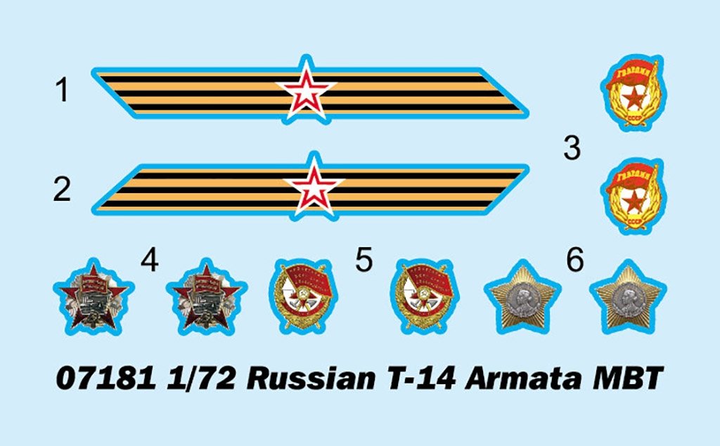 Trumpeter 07181 Russian T-14 Armata MBT 1/72 – Bild 3