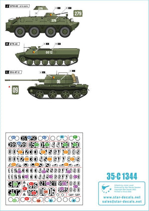 Star Decals 35-C1344 DDR - NVA 3. Numbers &amp;amp; insignia of the East German Nationale Volksarmee 1/35 – imagen 2