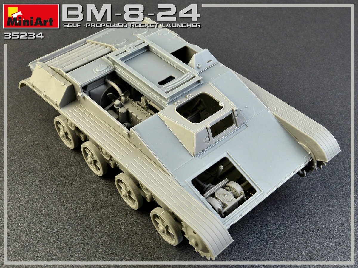 MiniArt 35234 BM-8-24 SELF-PROPELLED ROCKET LAUNCHER 1/35 – zdjęcie 6