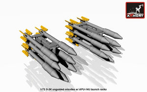 Armory Models ACA7273 S-3K unguided missiles w/ APU-14U rack 1/72 – immagine 4
