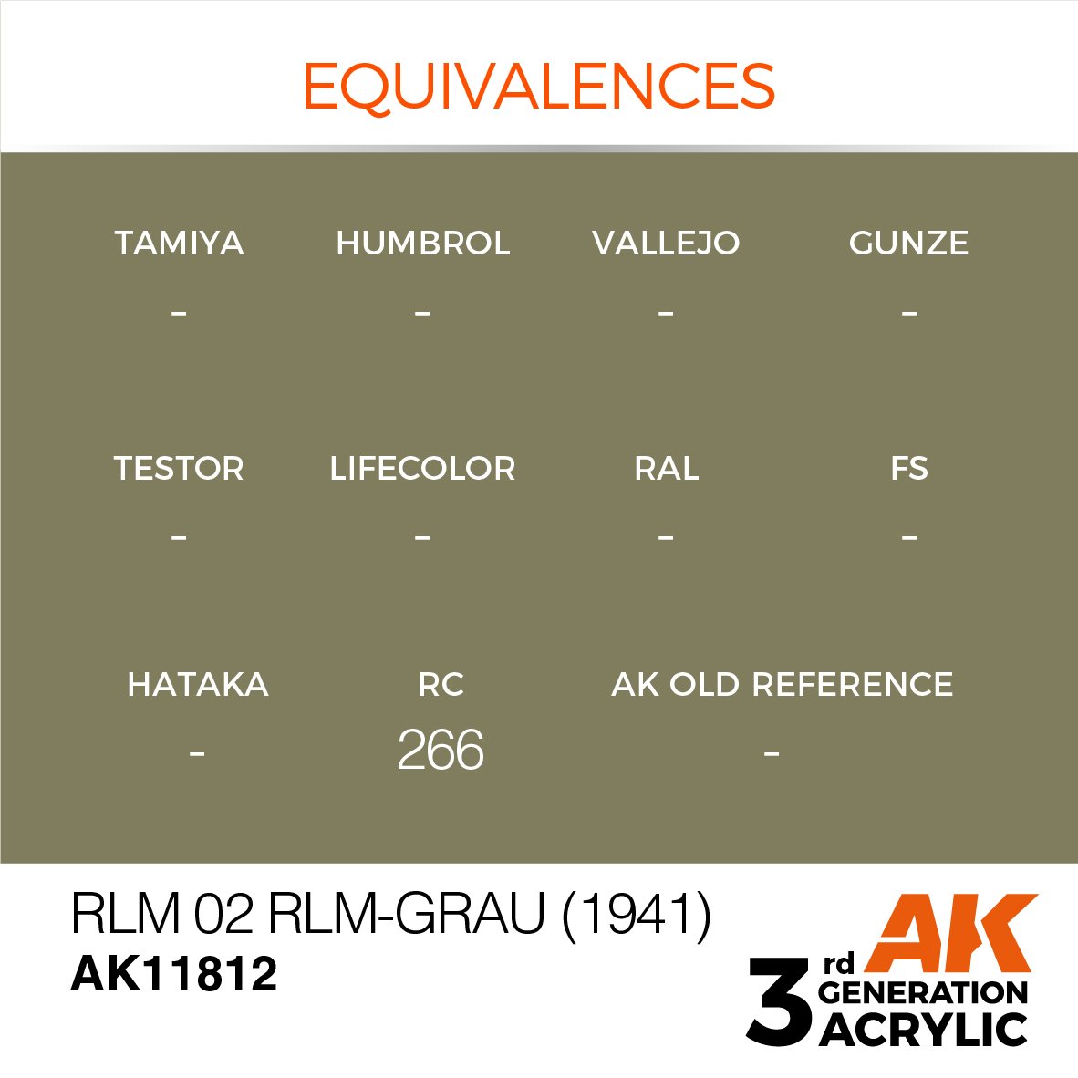 AK Interactive AK11812 RLM 02 RLM-GRAU (1941) – AIR 17ml – immagine 2