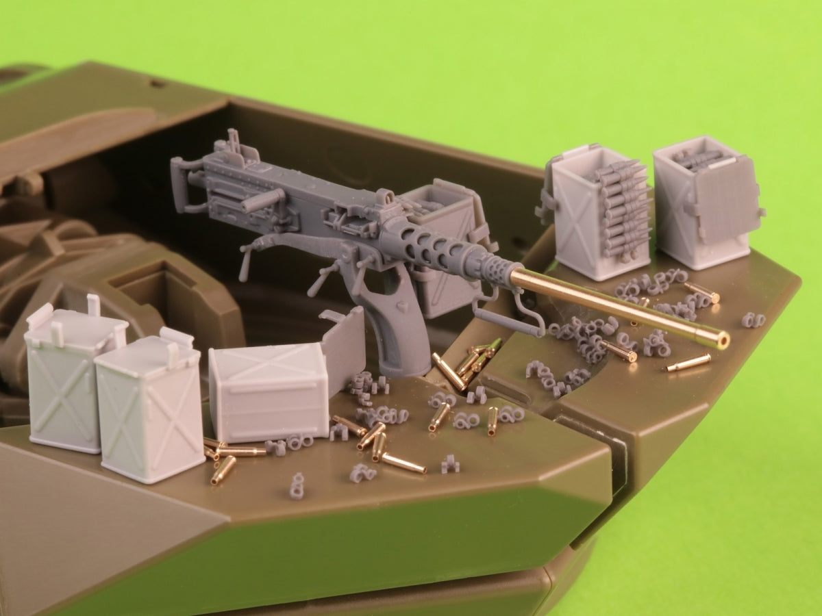 Master GM-35-070 Browning M2HB .50 cal (12,7mm) - z mocowaniem do niszczyciela czołgów M10 (kołyska D70627 z małą skrzynką amunicyjną D68375) 1/35 – imagen 9