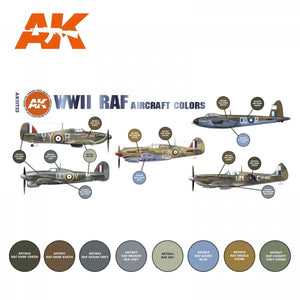 AK Interactive AK11723 Couleurs des avions de la RAF de la Seconde Guerre mondiale 8x17 ml – image 2