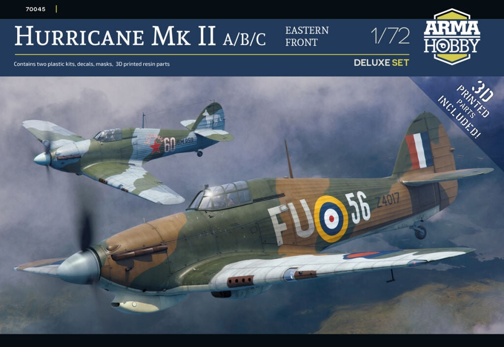 Arma Hobby 70045 Hurricane Mk II A/B/C Eastern Front Deluxe Set 1/72 – zdjęcie 2