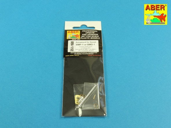 Aber 35L-160 Armament for Soviet BMP-1 or BMD-1 1x73mm 2A28 Grom; 1x7,62mm PKT 1/35 – immagine 8