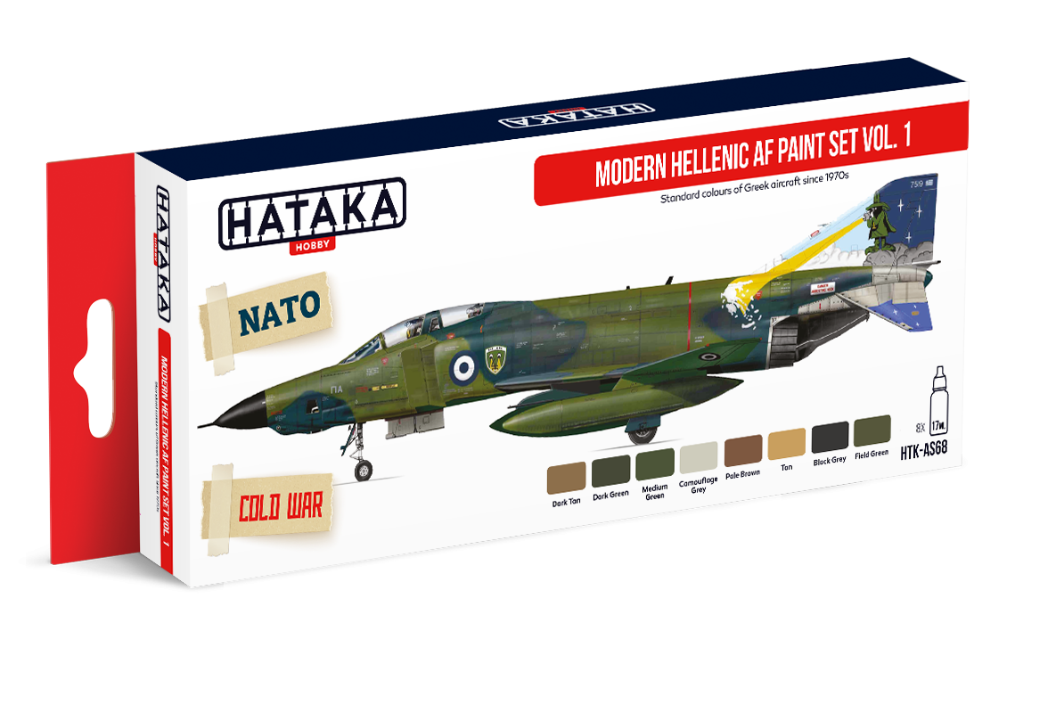 Hataka HTK-AS68 Modern Hellenic AF paint set vol. 1 (8x17ml) – Bild 2