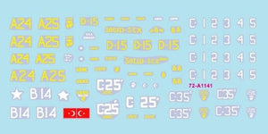 Star Decals 72-A1141 Korean War 1950-53 # 2. USMC Tanks. Pershing. 1/72 – Bild 3