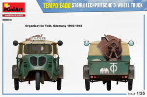 MiniArt 38059 TEMPO E400 STAHLBLECHPRITSCHE 3-WHEEL TRUCK 1/35 – Bild 9