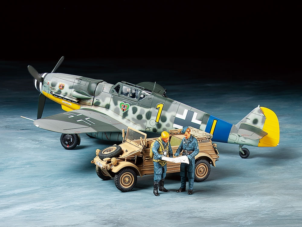 Tamiya 25204 Messerschmitt Bf109 G-6 &amp; Kübelwagen Type 82 Set 1/48