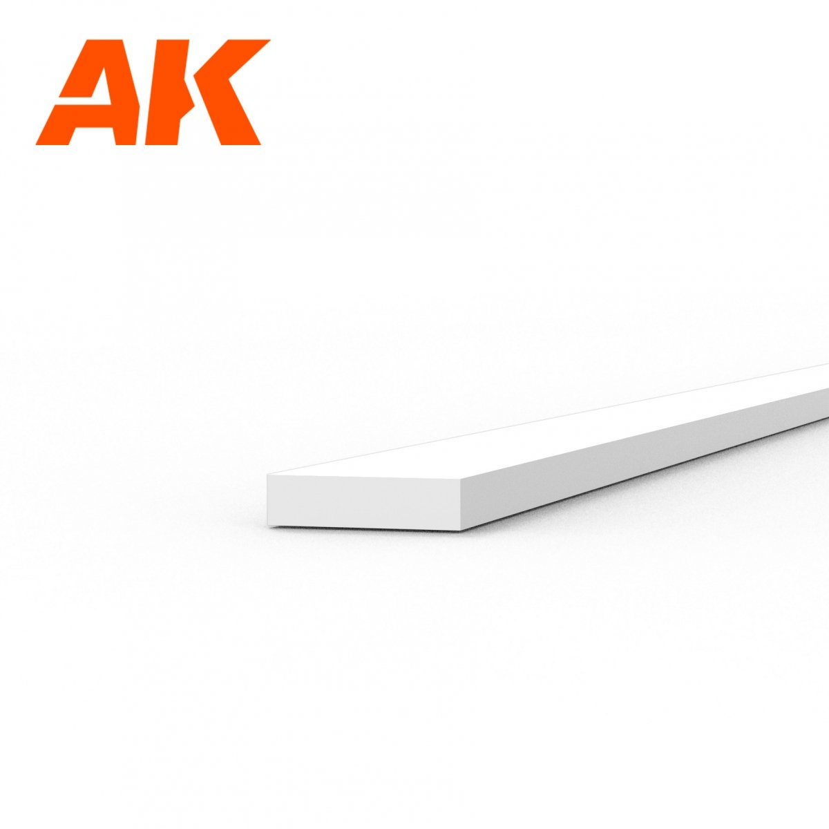 AK Interactive AK6509 STRIPS 0.50 X 2.00 X 350MM – STYRENE STRIP – (10 UNITS) – zdjęcie 2