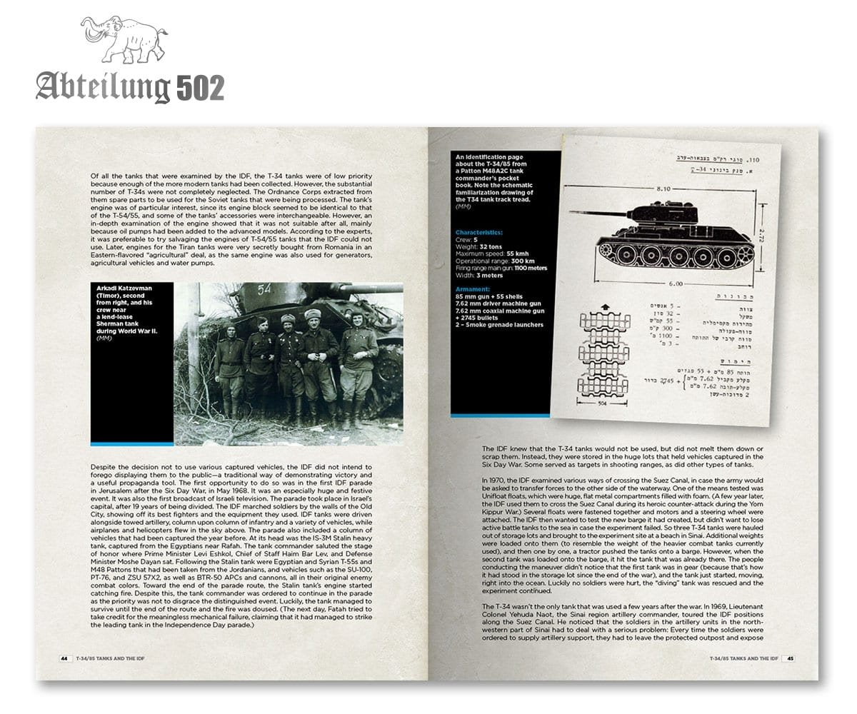 502 Abteilung ABT709 T-34 AND THE IDF THE UNTOLD STORY (MICHAEL MASS / MA’OR LEVY) – Bild 2