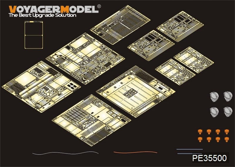 Modèle Voyager PE35500 Tracteur routier américain moderne M1070 (modèle de base pour HOBBYBOSS 85502, échelle 1/35)