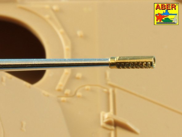 Aber 35L-180 25mm M242 Bushmaster early chain gun barrel &amp;amp; 7,62mm M240 machine gun barrel used on early M2/M3 Bradley or LAV-25 1/35 – Bild 3