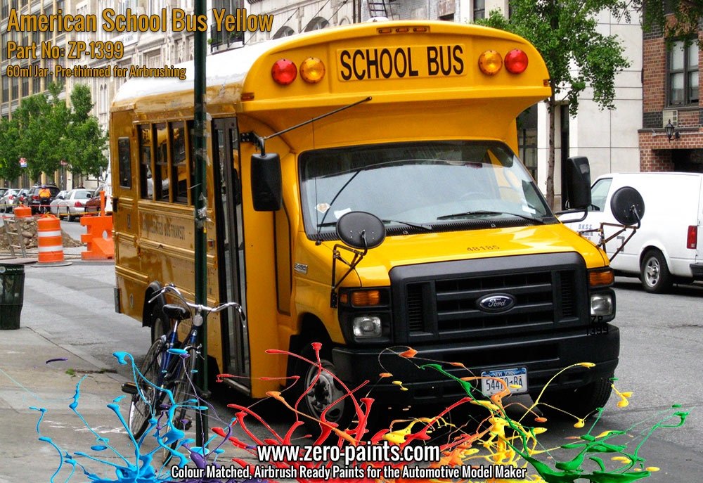 Zero Paints ZP-1399 American School Bus Yellow Paint 60ml – Bild 2