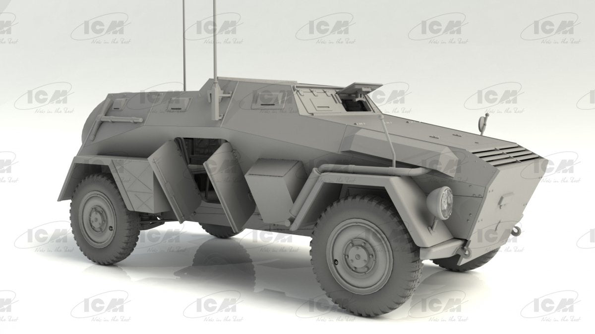 ICM 35110 Sd.Kfz. 247 Ausf.B, German Command Armoured Vehicle 1/35 – imagen 3