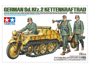 Tamiya 35377 German Sd.Kfz.2 Kettenkraftrad Mid-Production 1/35 – imagen 2