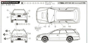 Fujimi 039312 Subaru legacy GT-B- E Tune II Version B 1/24 – zdjęcie 8