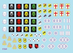 Star Decals 35-C1360 StuG-Abt 2 Generic insignia and unit markings for the Sturmgeschutz units 1/35 – imagen 2