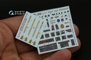 Quinta Studio QD48229 He 219 3D-Printed &amp;amp; coloured Interior on decal paper (Tamiya) 1/48 – Bild 12