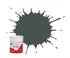 Peinture acrylique mate Humbrol AB0244 244 RLM 73 Graugrun 14 ml