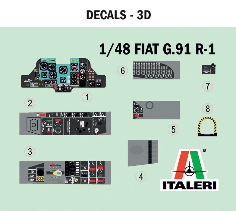 Italeri 92645 FIAT G.91 R 1/48 – image 4
