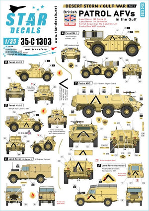 Star Decals 35-C1303 Desert Storm 3 1/35