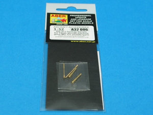 Aber A32006 Set of 2 barrels for German 13mm aircraft machine guns MG 131 (middle type) 1/32 – immagine 5