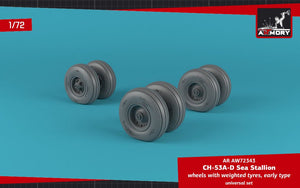Roues Armory Models AW72343 CH-53 Sea Stallion avec pneus lestés, échelle 1/72 (début de la série) – image 2