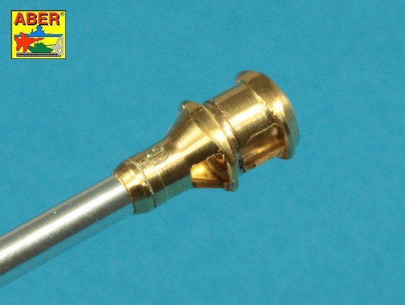 Aber 35L-046n German 75 mm Barrel for Kwk 40 L/48 with early model muzzle brake for Pz.Kpfw. IV Ausf.G late - Ausf.H 1/35 – immagine 6