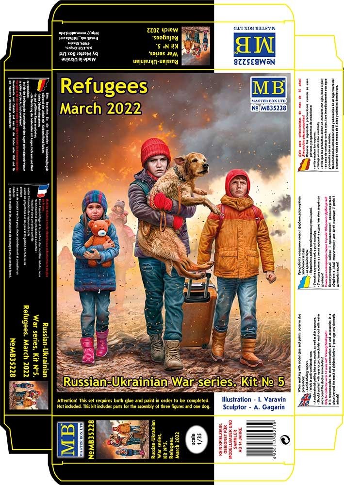 Master Box 35228 Refugees. March 2022 1/35 – imagen 2