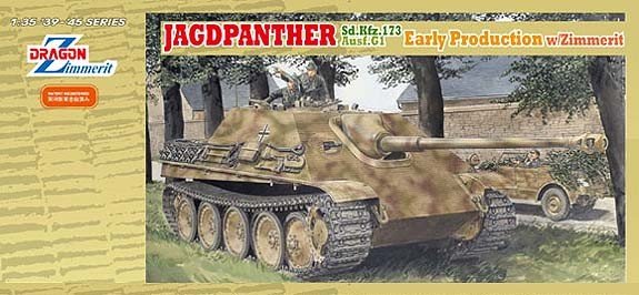 Dragon 6494 Jagdpanther ausf. G1 early w/ zimmerit 1/35