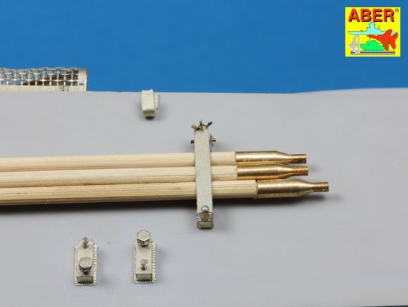 Aber 16052 Barrel cleaning rods with brackets for Tiger II 1/16 – imagen 7